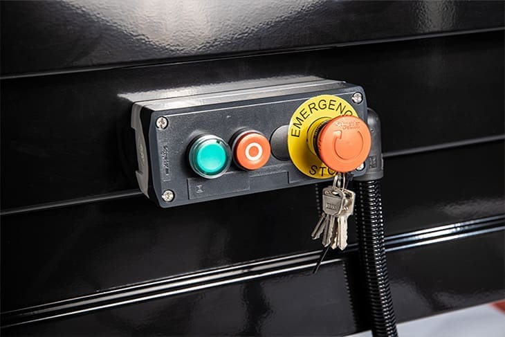 Power and operations controls of the SB-2EX case taper