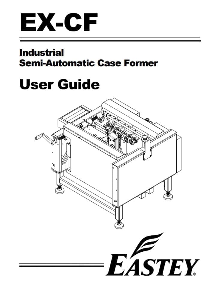 User guide of the EX-CF case former