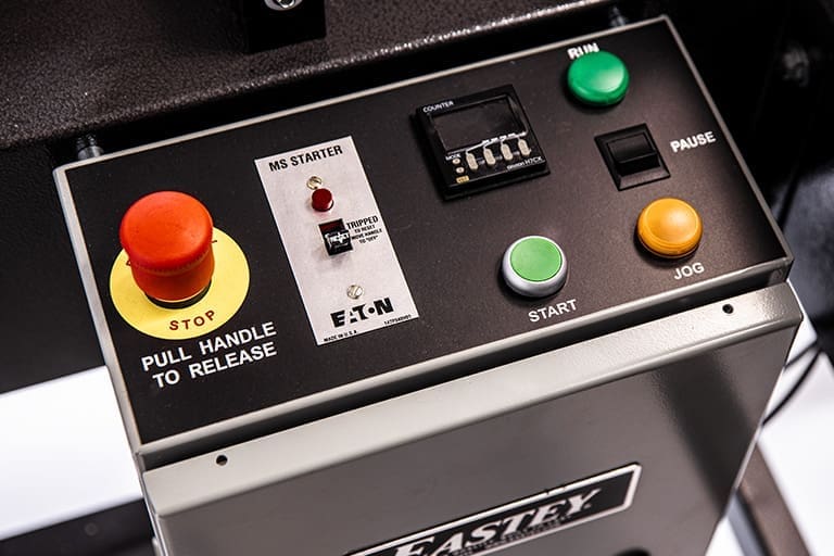 Control interface of the VCTS vertical case transport system