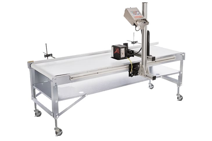 Stainless steel variable speed conveyor