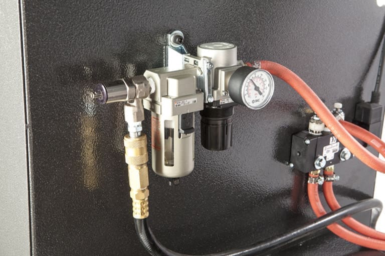 Pneumatic l sealer 60-80 psi air connection manifold