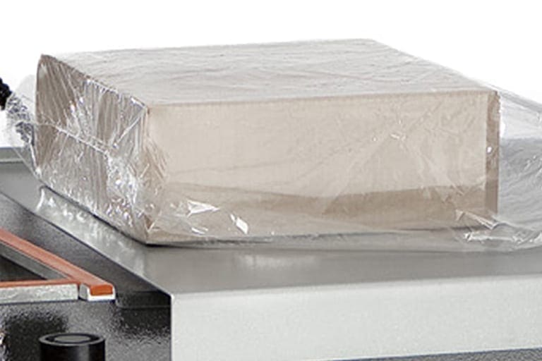 Product being shrink wrapped