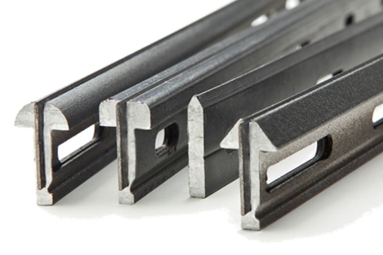 Close up of the seal inserts for the semi-automatic l sealer