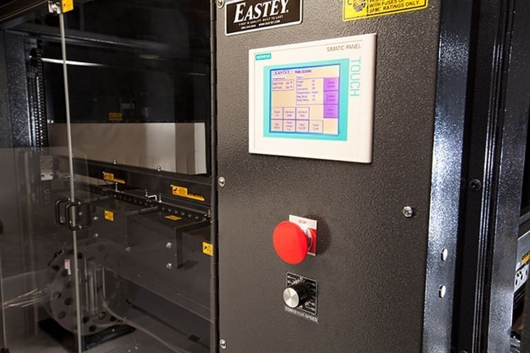 Control panel on the automatic l sealer