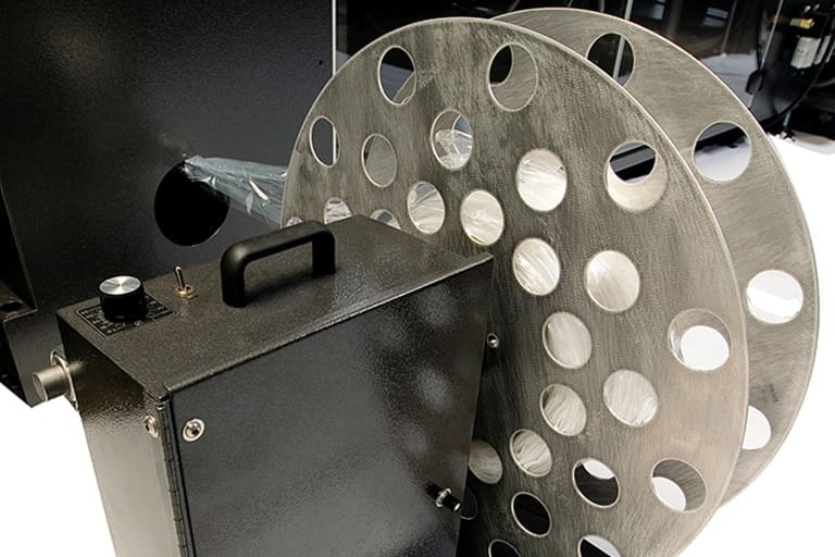 Film take-up scrap winder on the automatic l sealer