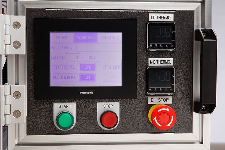 HMI user interface of the VSA2530