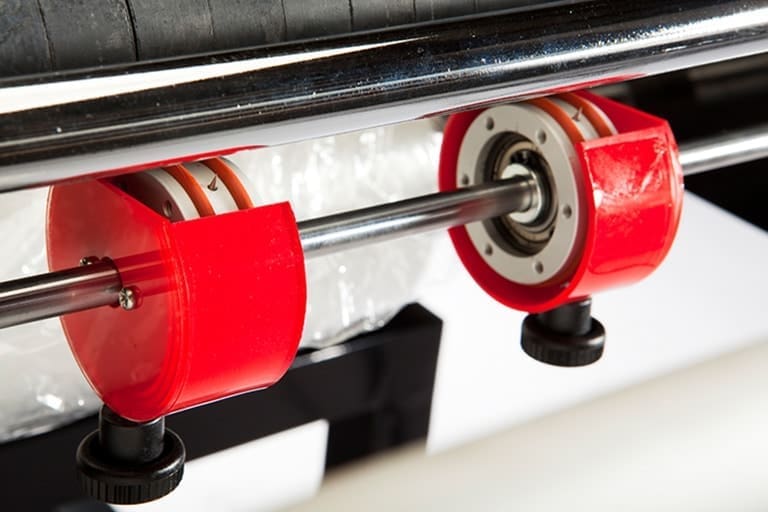 Adjustable pin perforator on the Eastey combo unit