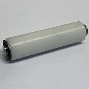 White cylindrical roller on a plain background.