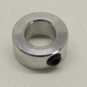 Metal collar with a hex screw opening.
