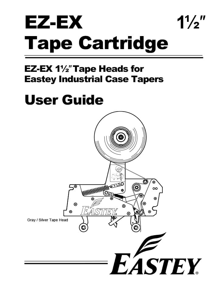 EZ-EX 1 1/2" tape cartridge user guide