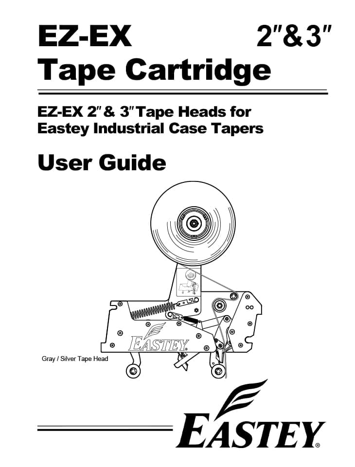 Eastey EZ-EX tape cartridge user guide.