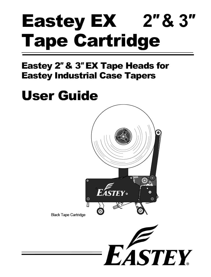 Eastey EX tape cartridge user guide