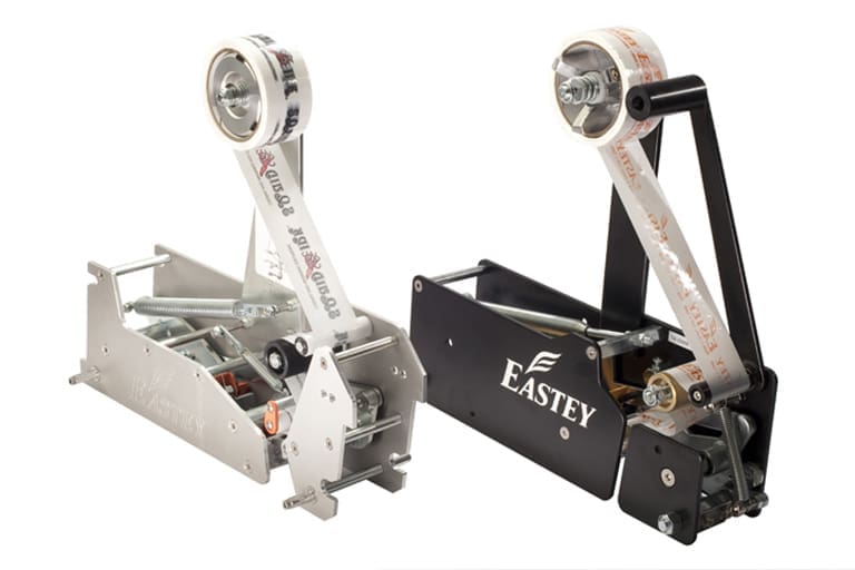 Top and bottom tapeheads of the SB/TB-2 side belt and top belt case taper